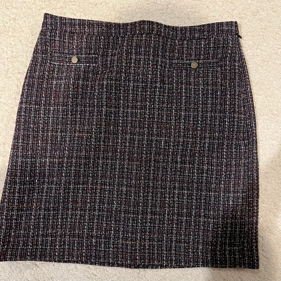 Loft brown tan skirt size 4 - Picture 1 of 5